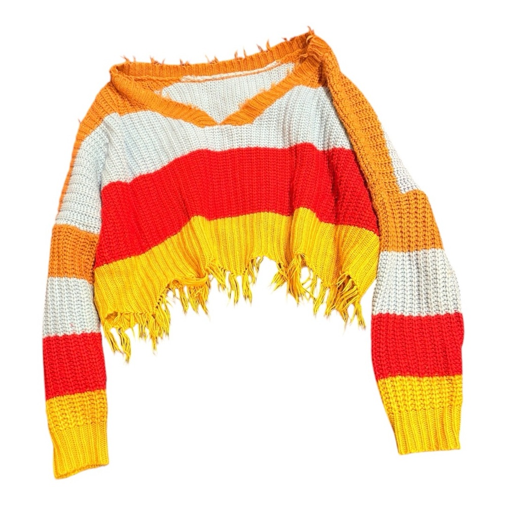 Colorful Striped Sweater - Picture 3 of 4